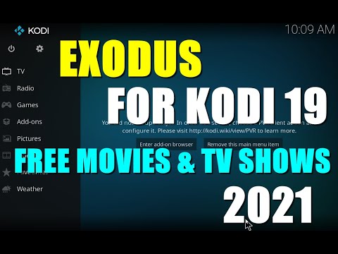 Read more about the article EXODUS FOR KODI 19 MATRIX ADDON 2021